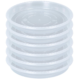 OVZILKI plant saucer top view protects indoor surfaces from drips.