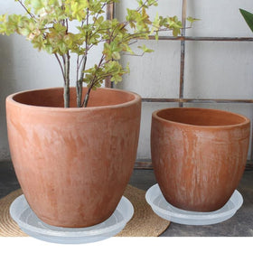 OVZILKI plant saucer indoor outdoor use keeps floors clean.