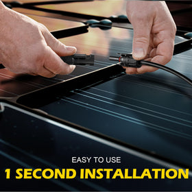 OWINUSTECH 6ft extension offers flexible indoor or outdoor solar setups.
