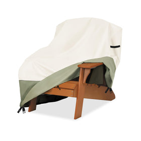 Owlcover Adirondack chair cover, front view, durable weather protection.