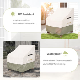 Owlcover beige color, fabric close-up, blends with outdoor decor.