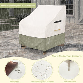Owlcover two air vents, side view, promotes airflow to reduce moisture.
