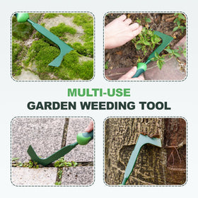Owlett Crack Weeder moss-scraping action clears moss from stone and walls.