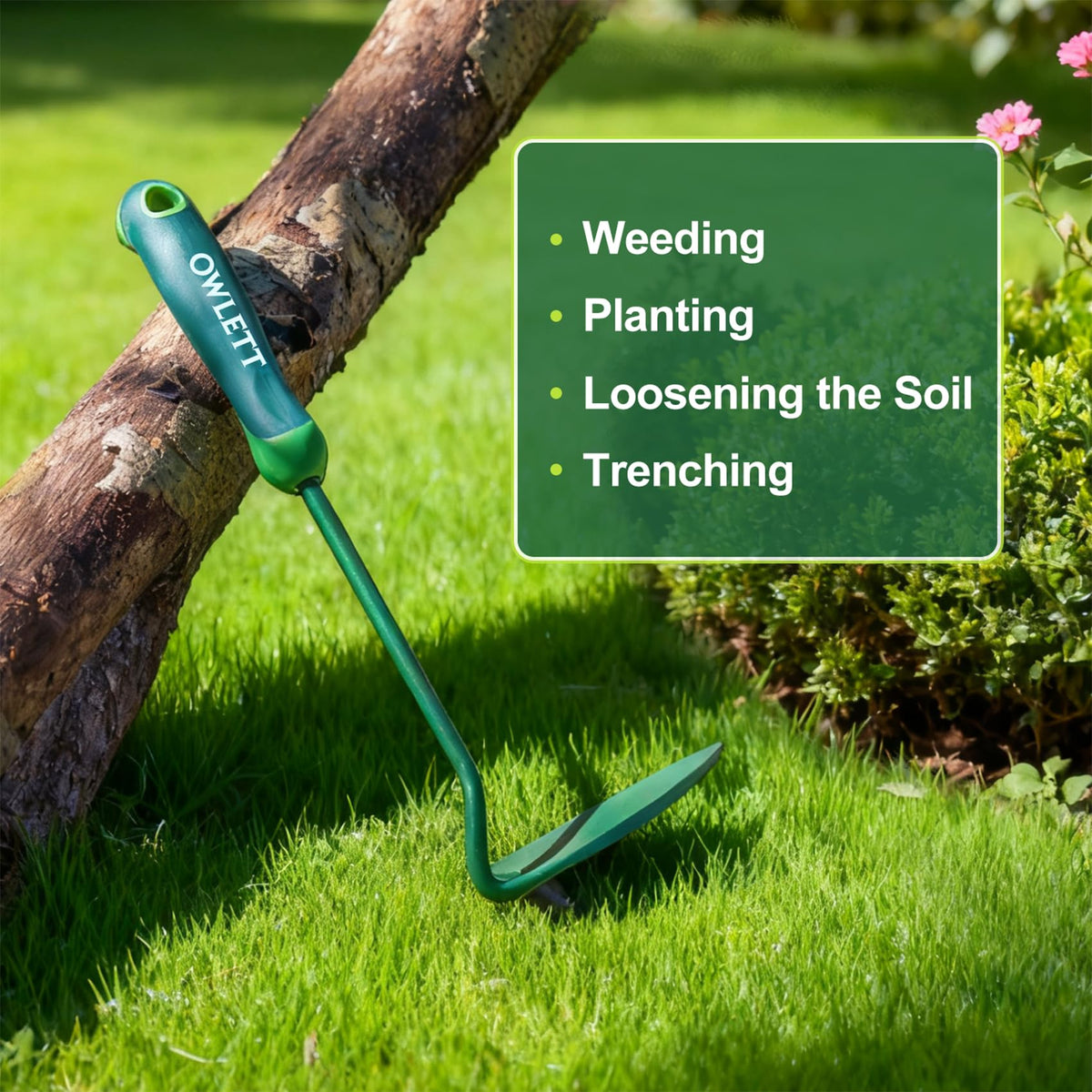 Owlett garden tool with lifetime warranty supports confident planting choices.