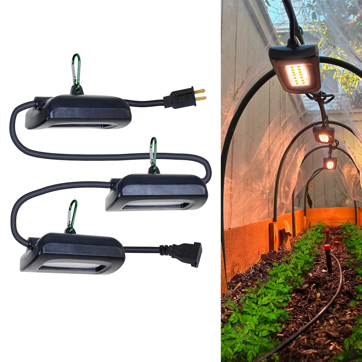 Owleye 12FT outdoor grow light with full spectrum LEDs for healthier plant growth