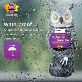 Owlsome snowy owl hooting feature creates playful wildlife ambiance