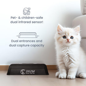 OWLTRA EMZ Plus interior with dual entrances enables efficient capture.