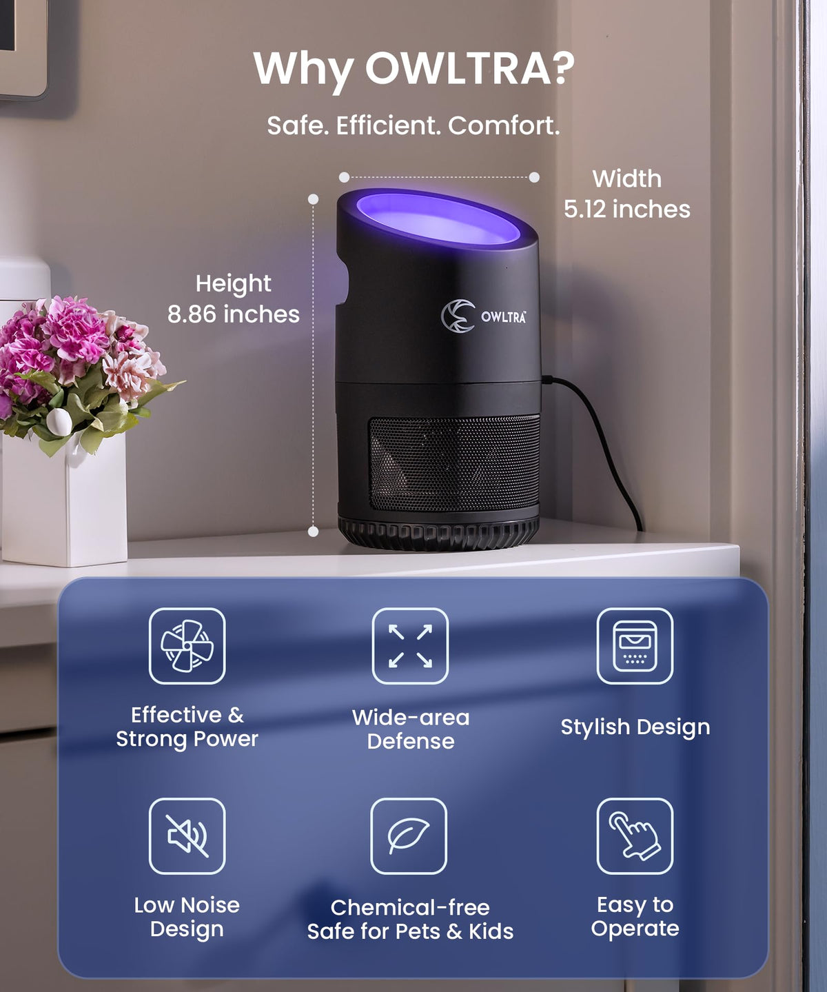 OWLTRA IMT-L70 suitable for indoor use and covered outdoor spaces.