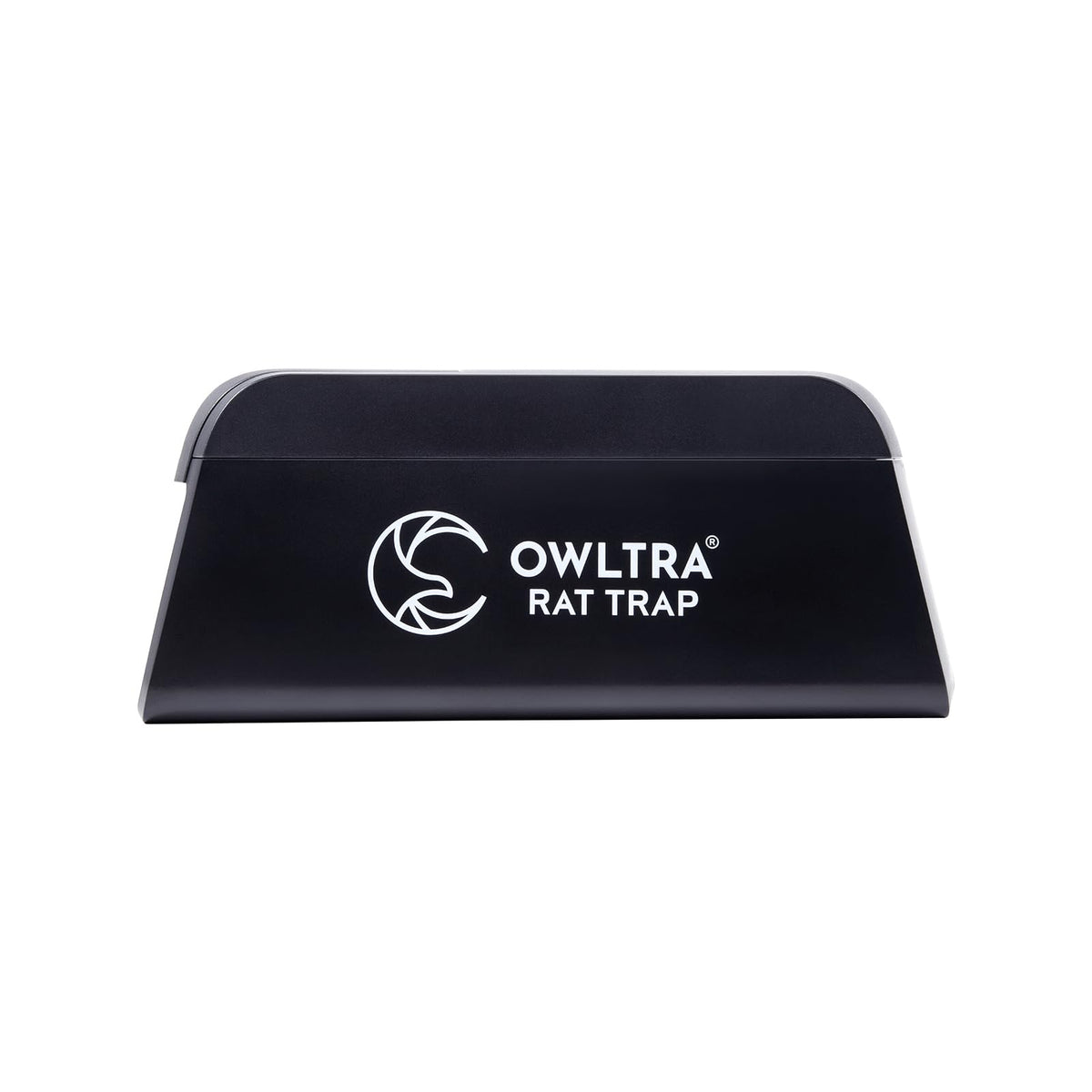 OWLTRA OW-1 indoor rat trap front view showing compact, high-voltage design