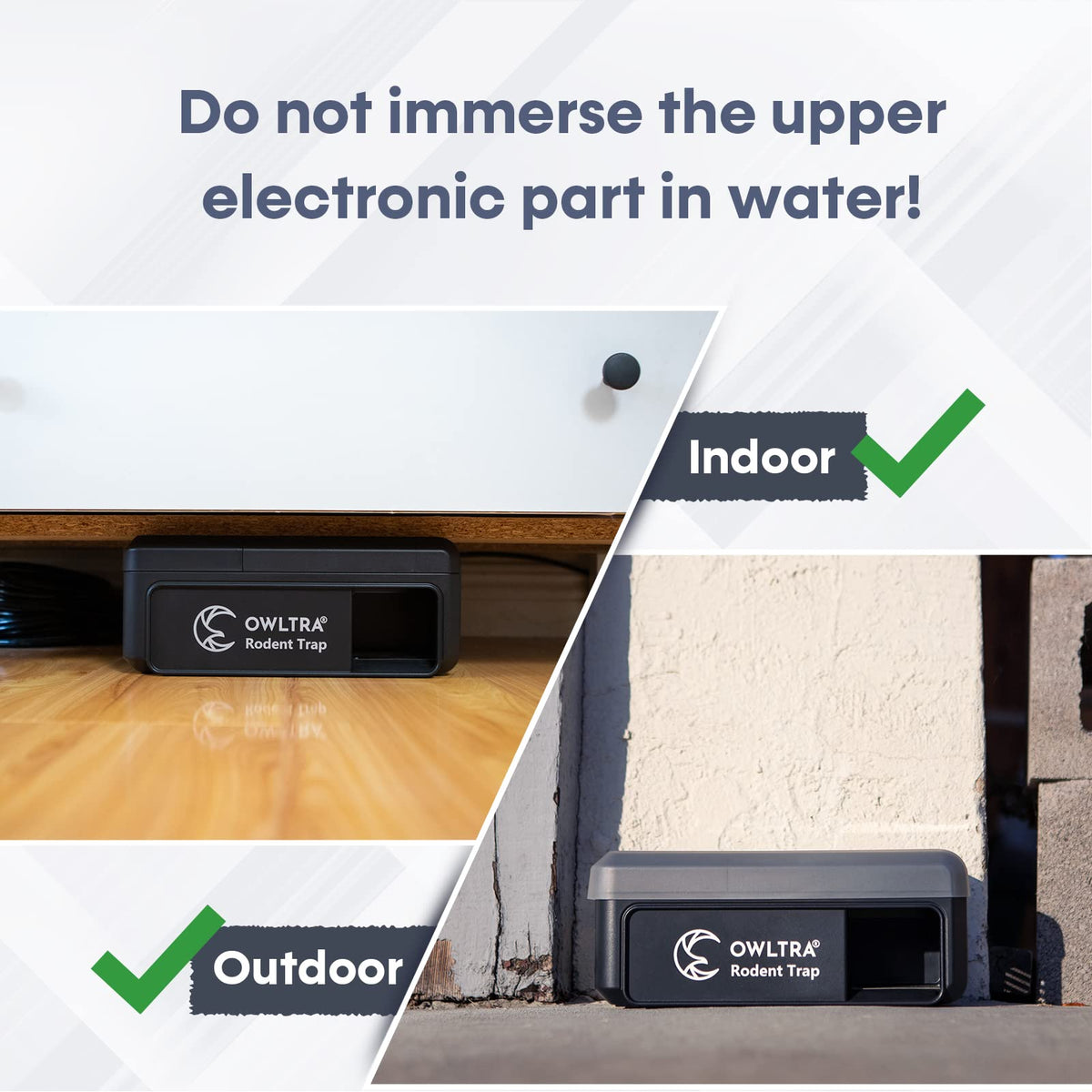 Waterproof cover protects interior while used outdoors