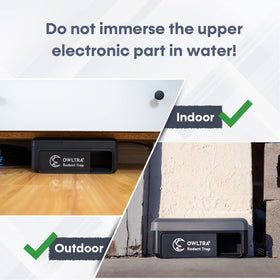 Waterproof cover protects interior while used outdoors