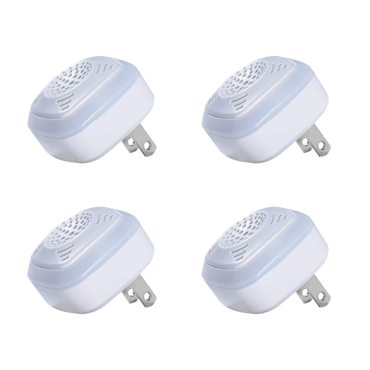 OWLTRA OW-5 Ultrasonic Rodent Repellers plugged into outlets to deter rodents quietly.