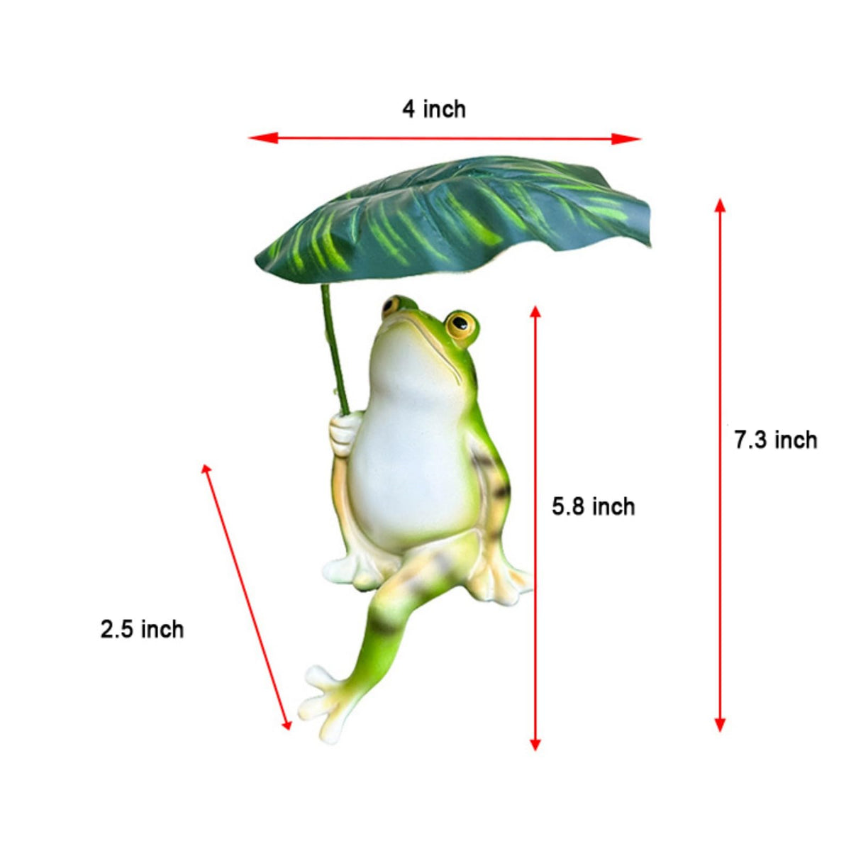 OwMell rainy-day frog decoration creates cozy garden ambiance