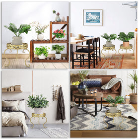 OwnMy plant stand in balcony garden setup, ideal for pots and vases.