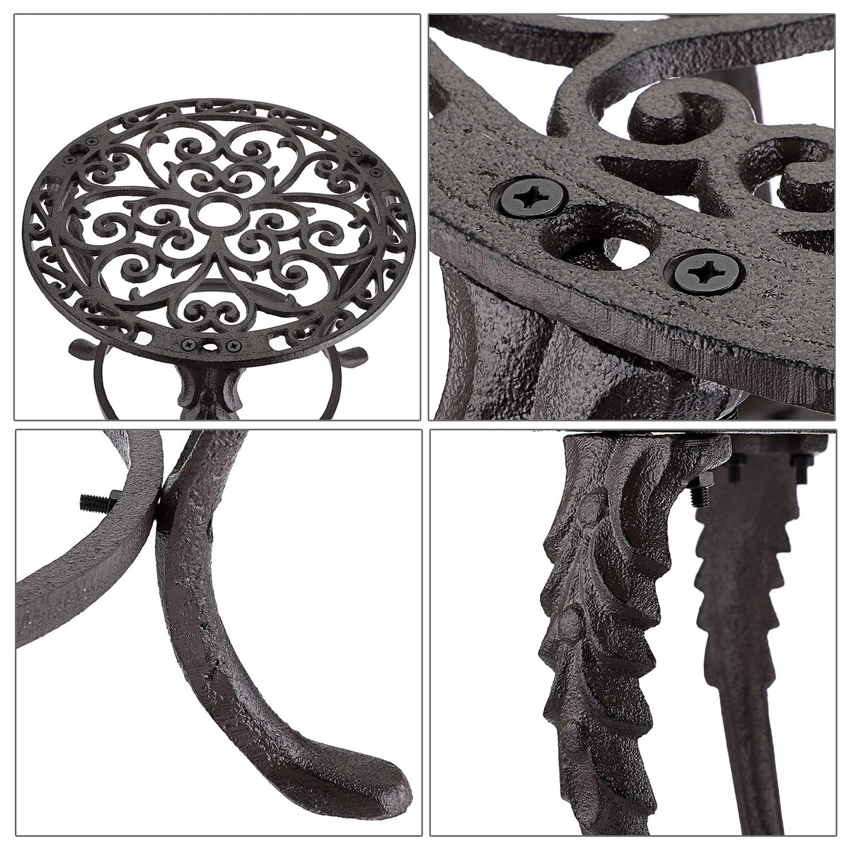 OwnMy cast-iron tripod brackets protect floors with stable support.