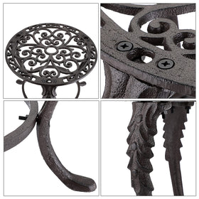 OwnMy cast-iron tripod brackets protect floors with stable support.