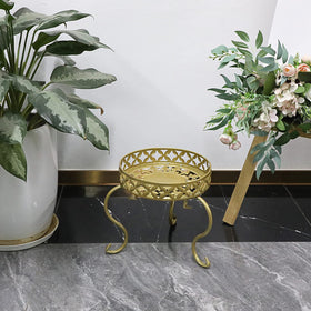 OwnMy indoor-outdoor plant stand, showing versatile corner setup for living spaces.