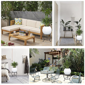OwnMy rust-resistant finish ensures enduring beauty indoors and outdoors.