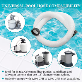 Ownwhim hose ideal for backwash and drain tasks with reliable flexibility.