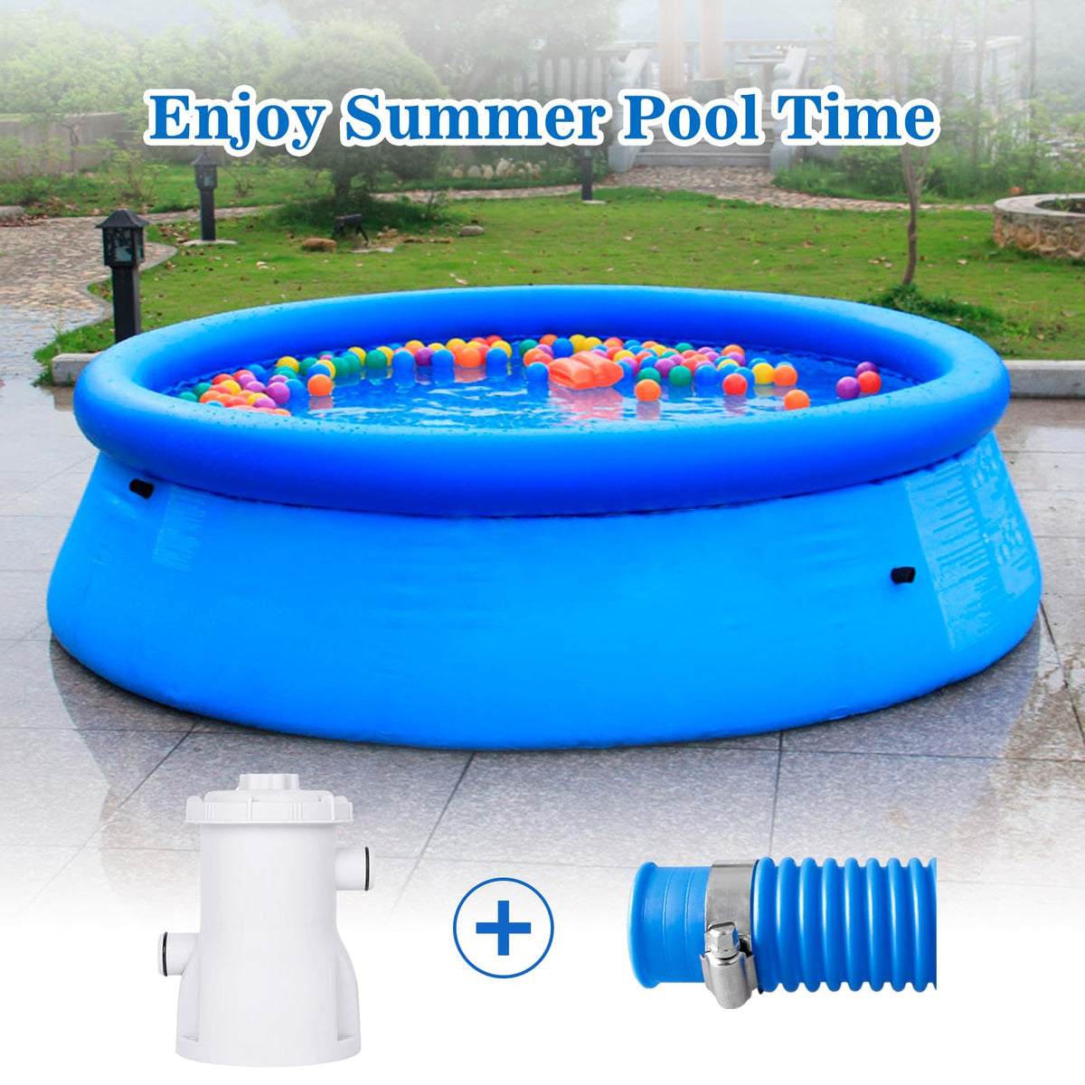 Ownwhim replacement kit keeps spare hoses ready for seasonal pool care.