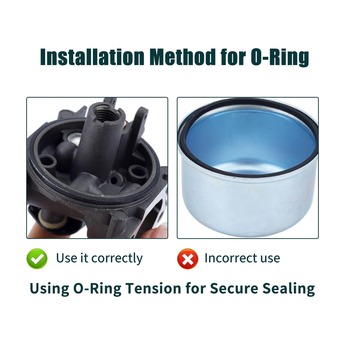 OXCANO 10-piece gasket packaging provides a ready replacement set.