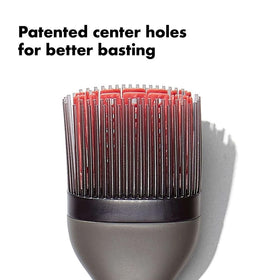 OXO Angled brush head keeps bristles off counters for mess-free grilling