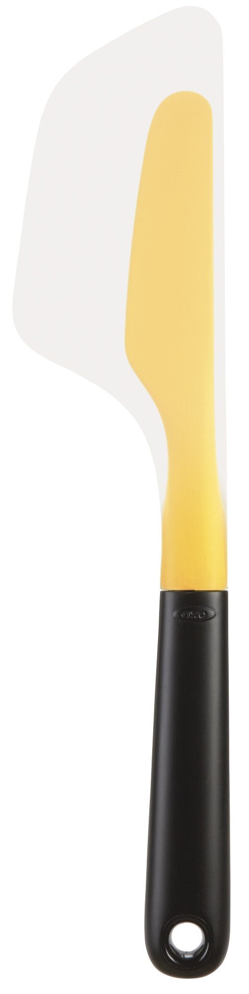 OXO Good Grips flip and fold omelet turner, clear finish, ideal for delicate flipping in non-stick pans