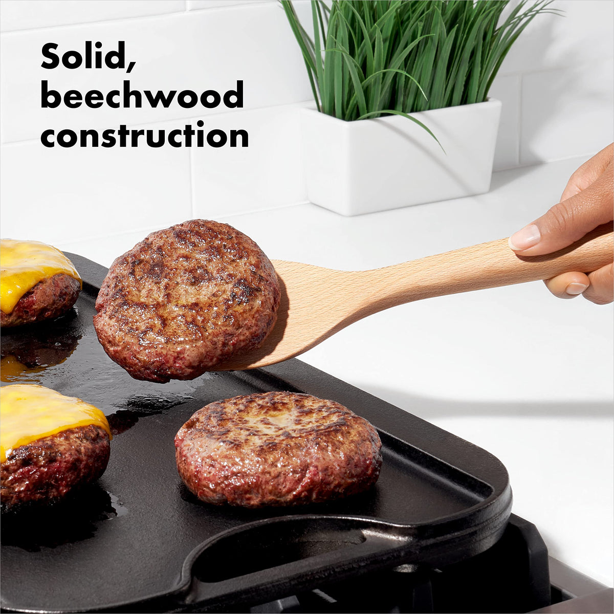OXO Good Grips Saute Paddle for scraping browned bits from pans