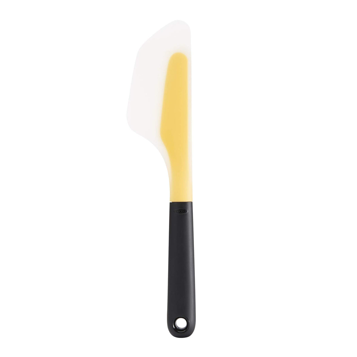OXO Good Grips omelet turner head closeup with flexible edge for easy under-food lift