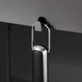 OXO Turner's hanging ring offers convenient grill-side storage