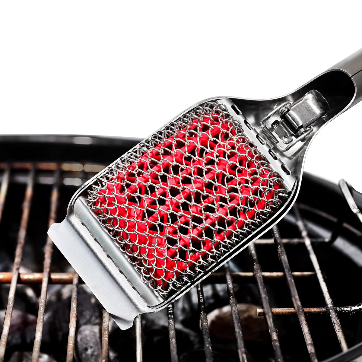 OXO removable head prolongs brush life with easy replacement