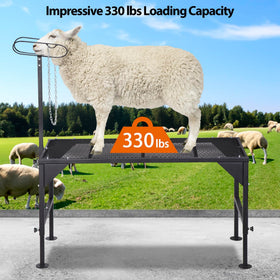 Oxphanor adjustable height adapts from 21.3 to 29.9 inches.