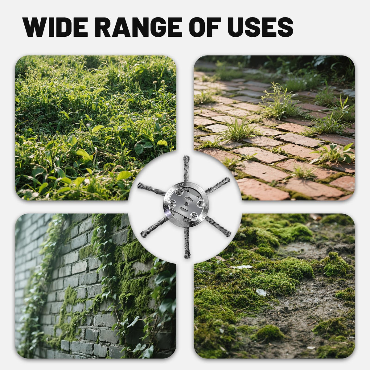 OXT 6-inch diameter head covers more ground per pass.