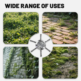 OXT 6-inch diameter head covers more ground per pass.
