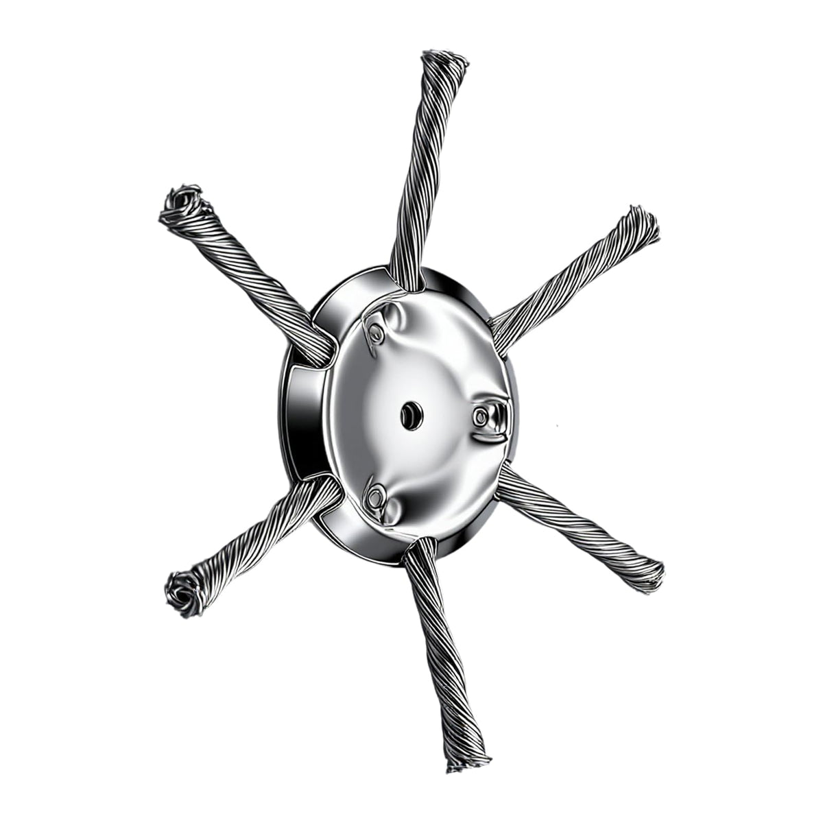 OXT steel wire trimmer head with 6-inch blade for clean edging.