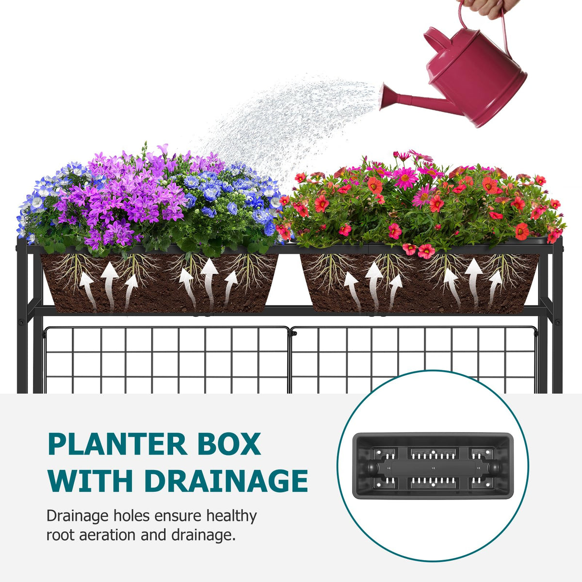 OYEAL durable frame withstands weather for long-lasting outdoor use.