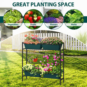 OYEAL easy-assembly planter arrives with hardware and clear instructions.