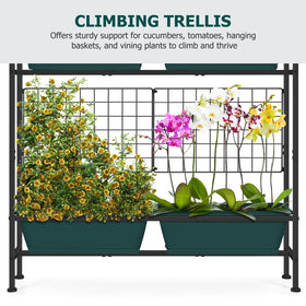 OYEAL indoor balcony planter keeps herbs near eye level for easy harvest.