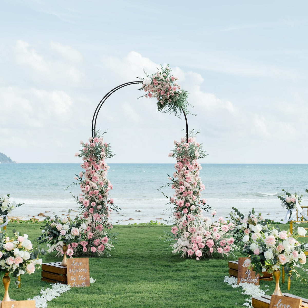 OYEAL versatile outdoor arch for weddings, parties, and festive decor