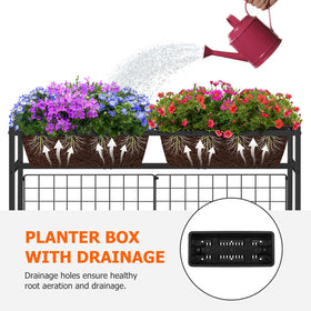 OYEAL vertical planter on balcony ideal for herbs and flowers