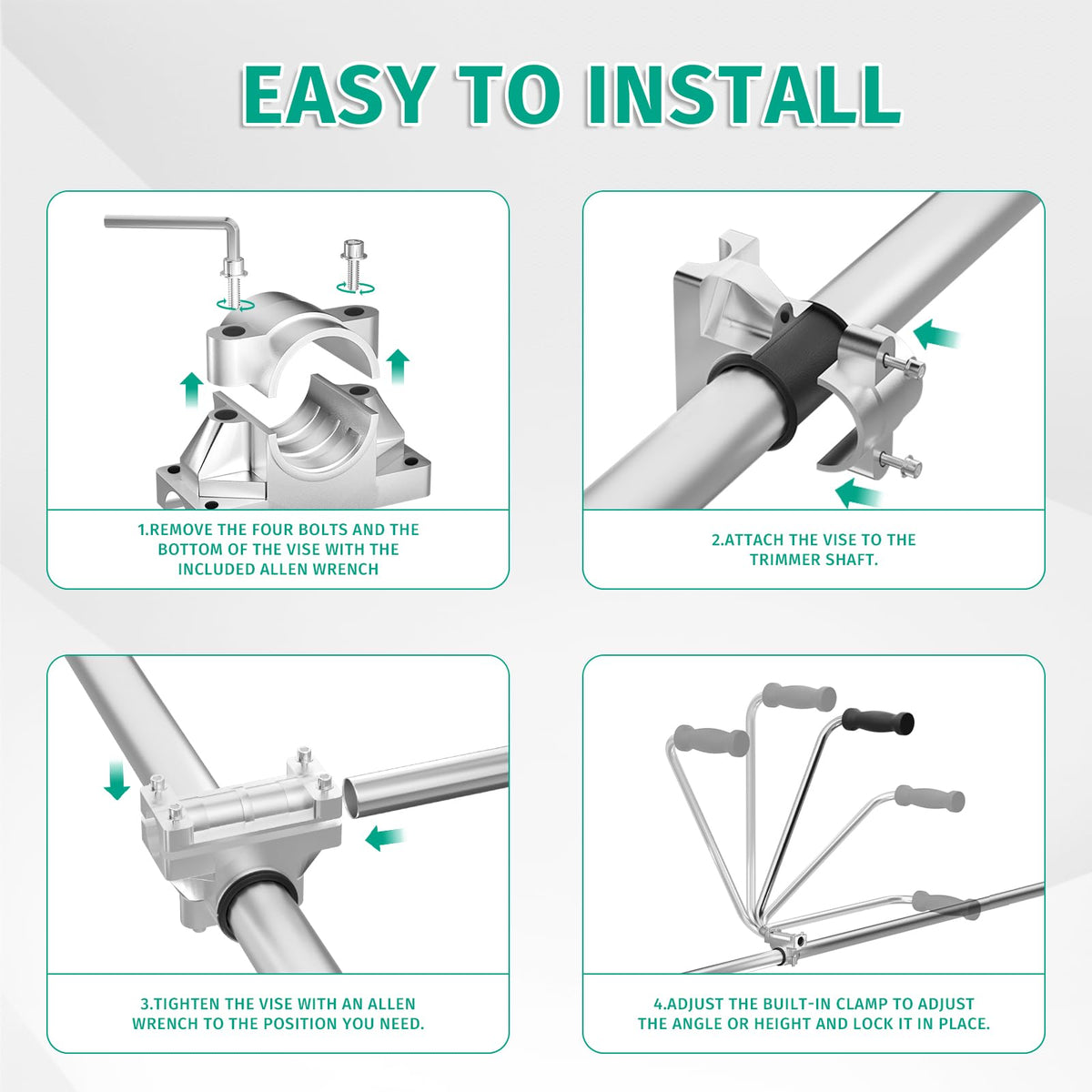 oyenbboi durable alloy aluminum construction resists rust and deformation