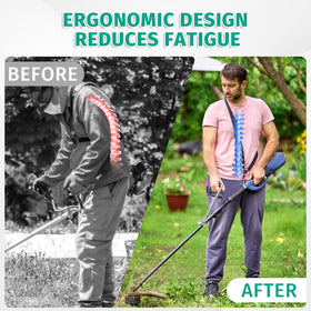 oyenbboi shoulder harness for weed eater provides breathable comfort during long sessions