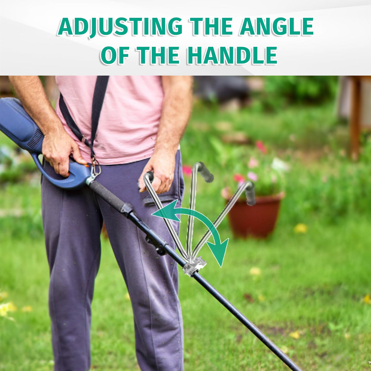 oyenbboi trimmer handle installation steps with allen wrench