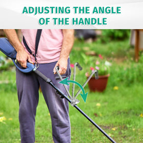 oyenbboi trimmer handle installation steps with allen wrench