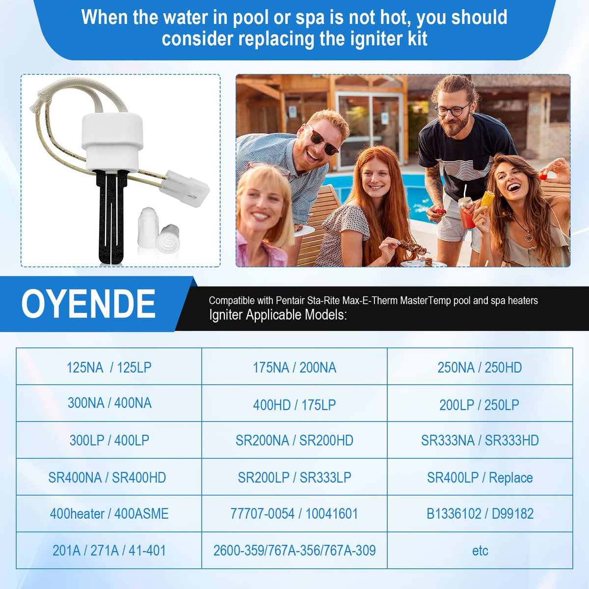 OYENDE igniter in action powers warm water with reliable start.