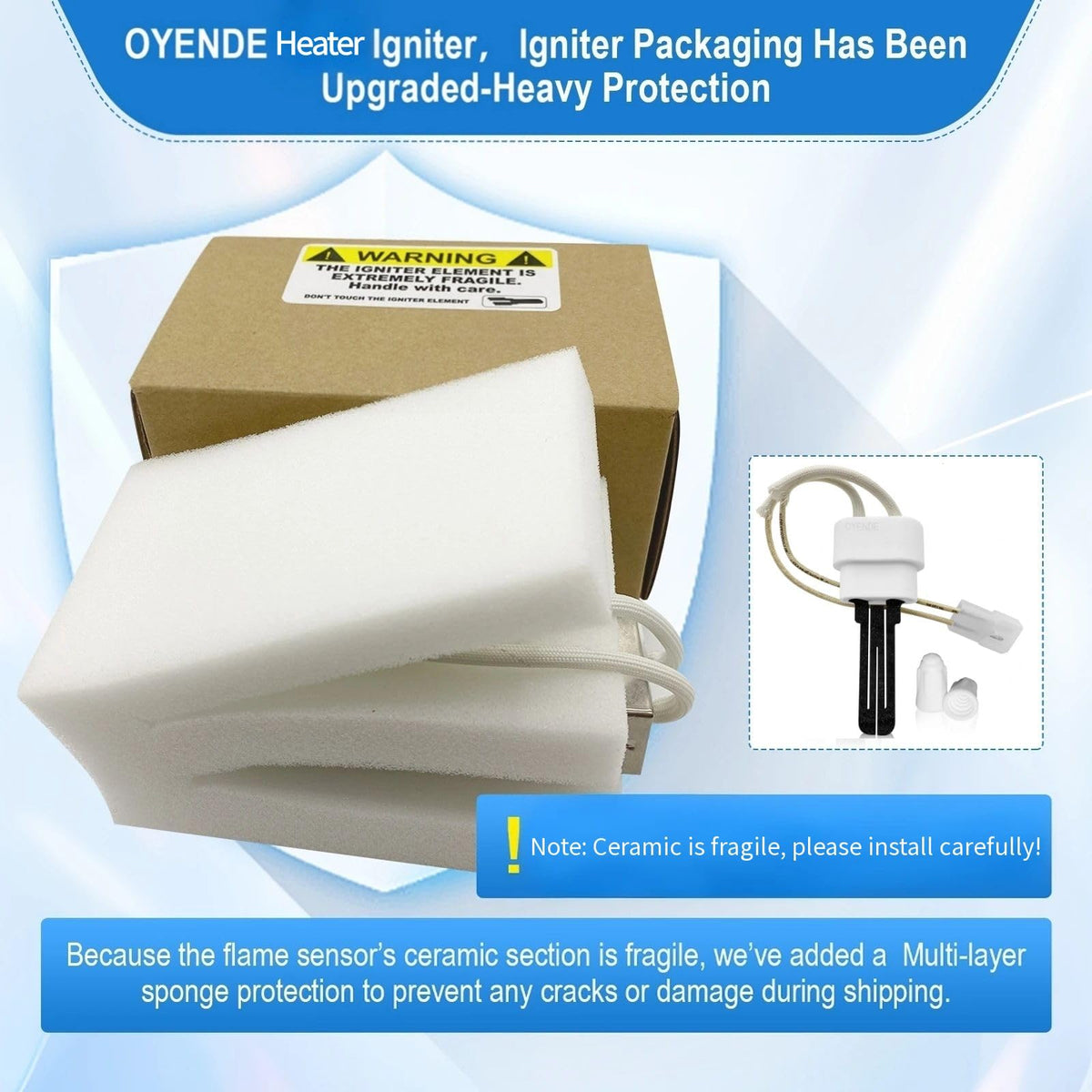 OYENDE igniter installation is easy, guiding DIYers to a quick, clean setup.