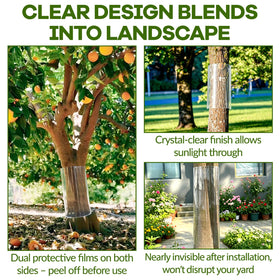 oyhqes nano adhesive edges sealed with long tapes for quick, tree-friendly installation.