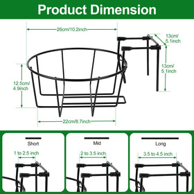 OYMVEKIK weather-resistant metal planter with durable powder coating for all-season use