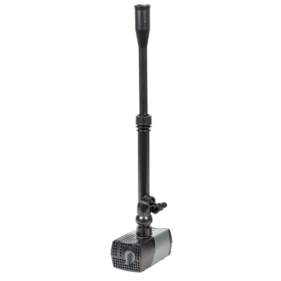 OYO WATER pond pump front view for outdoor fountain displays