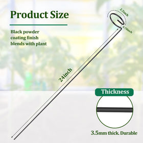 OYOEETD reusable garden stake resists rot and insects for long-term use.